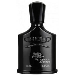Creed Aventus Absolu premium fragrance bottle with royal crest design