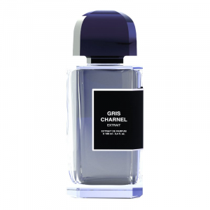 BDK Parfums Gris Charnel sophisticated perfume bottle with grey tones
