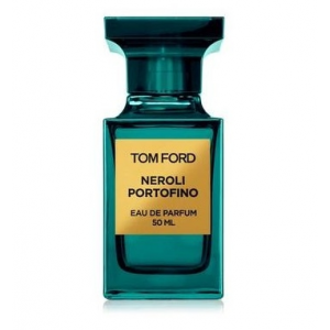 Tom Ford Neroli Portofino luxury fragrance bottle with turquoise packaging