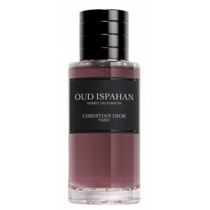 Christian Dior Oud Ispahan luxury perfume bottle with ornate Middle Eastern design