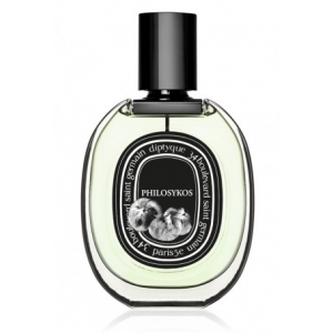 Diptyque Philosykos luxury perfume bottle with artistic black and white design